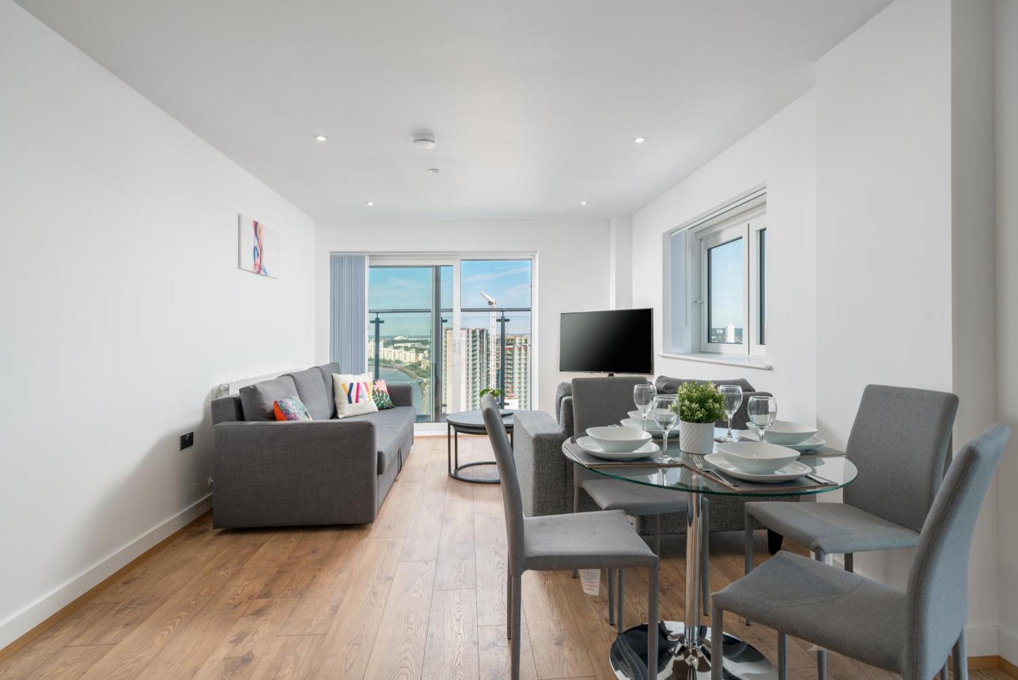 Skyvillion - London River Thames Top Floor Apartments By Woolwich Ferry, Mins To London Excel, O2 Arena , London City Airport With Parking 외부 사진
